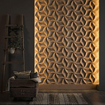 Гипсовая 3D панель с принтографией PM-46 варинант исполнения - 2 | Loft Concept в Казани