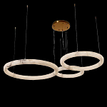 Люстра с 3-мя кольцами из натурального камня Minerals of Light варинант исполнения - 2 | Loft Concept в Казани