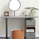 Консоль с зеркалом и  3-мя вращающимися ящиками Eloida варинант исполнения - 3 | Loft Concept в Казани