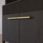 Стеллаж Primo с ящиками Темный орех варинант исполнения - 5 | Loft Concept в Казани