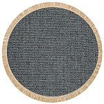 Ковер круглый из комбинированного состава Weasel Corner варинант исполнения - 1 | Loft Concept в Казани