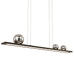 Светодиодная линейная люстра IONA Сhandelier black 103 варинант исполнения - 1 | Loft Concept в Казани