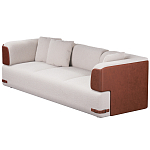 Трехместный диван Richmond с кожаной отделкой варинант исполнения - 2 | Loft Concept в Казани