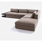 4-х местный Угловой модульный диван Zartаrn с приставным деревянным столиком варинант исполнения - 3 | Loft Concept в Казани