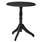 Стол кофейный круглый из массива березы в стиле прованс Vintage варинант исполнения - 1 | Loft Concept в Казани