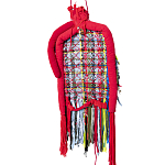 Настенный ковер разноцветный из одежды Heart варинант исполнения - 2 | Loft Concept в Казани