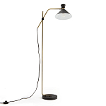 Торшер с поворотным плафоном Davy Brass Floor Lamp варинант исполнения - 2 | Loft Concept в Казани