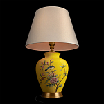 Настольная лампа желтая с изображением птиц Slip Away варинант исполнения - 10 | Loft Concept в Казани