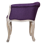 Кресло низкое в стиле прованс Louis French Armchair purple flax варинант исполнения - 2 | Loft Concept в Казани