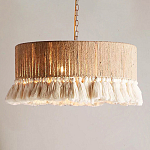 Люстра круглая плетеная с кисточками Solar Glow варинант исполнения - 9 | Loft Concept в Казани