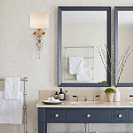 Бра с цветочным основанием и тканевым абажуром Tugella Flower Lamp варинант исполнения - 3 | Loft Concept в Казани