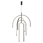 Люстра подвесная с дугообразными изогнутыми элементами Luke Lampco Tracer Lamp варинант исполнения - 5 | Loft Concept в Казани