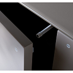 Комод со стеклянной столешницей и с выдвижными ящиками Minimalist Accent варинант исполнения - 4 | Loft Concept в Казани