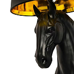 Horse Statue Floor Lamp Большой светильник Черная Лошадь варинант исполнения - 1 | Loft Concept в Казани