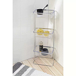 Полка напольная трехъярусная для ванной Bathroom Floor Shelf варинант исполнения - 6 | Loft Concept в Казани