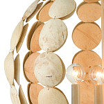 Люстра в форме шара с декором из круглых декоративных элементов Texture Discs варинант исполнения - 1 | Loft Concept в Казани