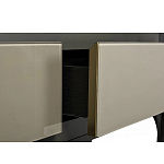 Консоль тёмно-коричневого цвета с 2-мя ящиками Gladstone варинант исполнения - 4 | Loft Concept в Казани