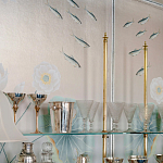 Обои ручная роспись Jakuchu Original colourway on Tarnished Silver gilded paper варинант исполнения - 1 | Loft Concept в Казани