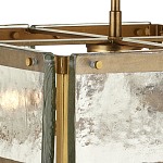 Потолочный светильник квадратный из толстого литого стекла Cast Glass варинант исполнения - 2 | Loft Concept в Казани