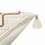 Подушка декоративная с геометрическим узором и кисточками Divine Abstractions варинант исполнения - 2 | Loft Concept в Казани