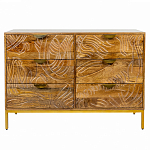 Комод с выдвижными ящиками и фактурным фасадом Termite варинант исполнения - 1 | Loft Concept в Казани