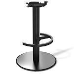 Барный стул вращающийся со спинкой Бежевый Велюр Vendramin Chair варинант исполнения - 4 | Loft Concept в Казани