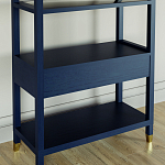 Стеллаж Elsa Dreams Blue со стеклянными полками и ящиком варинант исполнения - 6 | Loft Concept в Казани