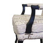 Кресло c растительным орнаментом Aubrey Classical Armchair beige jacquard варинант исполнения - 4 | Loft Concept в Казани