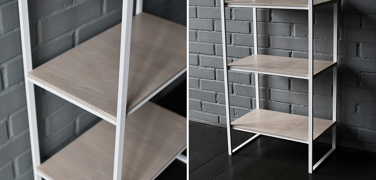Стеллаж Ayman Industrial Metal Rust Rack Стеллаж Ayman Industrial Metal Rust Rack - Loft-Concept в Казани