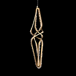 Подвесной светильник с декоративными элементами в виде кристаллов Smooth Shine варинант исполнения - 2 | Loft Concept в Казани