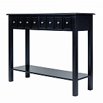 Черная консоль с выдвижными ящиками Monica варинант исполнения - 5 | Loft Concept в Казани