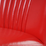 Кресло с обивкой из эко-кожи Harper Armchair Red варинант исполнения - 7 | Loft Concept в Казани