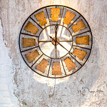 Часы настенные из металла в стиле лофт Clock with History варинант исполнения - 2 | Loft Concept в Казани