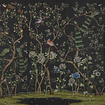 Обои ручная роспись St Laurent Casino metallic silk варинант исполнения - 2 | Loft Concept в Казани