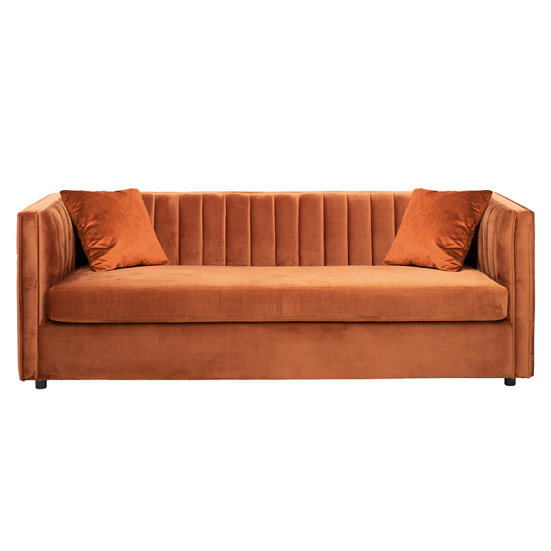 Диван Claire Sofa Терракотовый в Казани | Loft Concept 