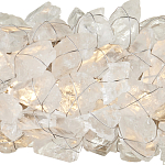 Люстра светодиодная фактурная в форме кольца Amber Crystal варинант исполнения - 1 | Loft Concept в Казани