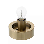 Настольный светильник с плафоном из затемненного стекла с рельефным узором Glass lampshade with Relief Pattern варинант исполнения - 2 | Loft Concept в Казани