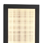 Светодиодное прямоугольное бра из металла черного цвета Lattice Lux варинант исполнения - 6 | Loft Concept в Казани