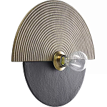 Круглый настенный фактурный светильник Textured Disc варинант исполнения - 1 | Loft Concept в Казани