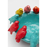 Декоративное дизайнерское блюдо разноцветные попугаи  варинант исполнения - 2 | Loft Concept в Казани