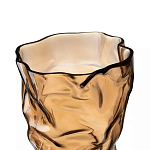 Ваза стеклянная фактурная Crumpled Vase 32 см варинант исполнения - 2 | Loft Concept в Казани