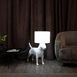 Лампа COLLECTION OF DOGS с абажуром Бультерьер варинант исполнения - 3 | Loft Concept в Казани