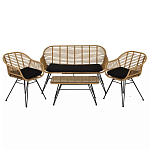 Кушетка плетеная из ротанга Wicker Сouch варинант исполнения - 5 | Loft Concept в Казани