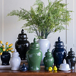 Ваза с крышкой однотонная Высота 48 см Chinoiserie Ceramics варинант исполнения - 6 | Loft Concept в Казани