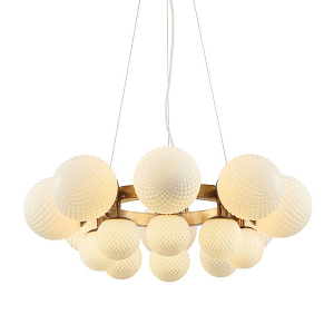 Люстра с Белыми Плафонами Frappe