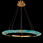 Люстра в форме кольца с цветочным декором Warm Heavenly Light варинант исполнения - 4 | Loft Concept в Казани