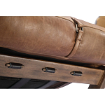 Двухместный диван Duncan винтажная коричневая кожа варинант исполнения - 3 | Loft Concept в Казани