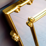 Зеркало прямоугольное Golden Classic Ornament Mirror варинант исполнения - 3 | Loft Concept в Казани