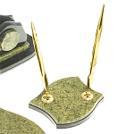 Настольный письменный набор из змеевика из 7-ми элементов Successful Leader варинант исполнения - 8 | Loft Concept в Казани