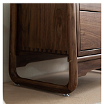 Вешалка деревянная с 2- мя ящиками Moon Walnut Furniture варинант исполнения - 10 | Loft Concept в Казани